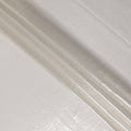 Pearl White Pure Silk Chiffon with Metallic Fabric 110cm