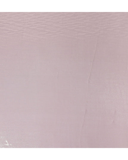 Orchid Lilac Pink Pure Silk Chiffon with Metallic Fabric 110