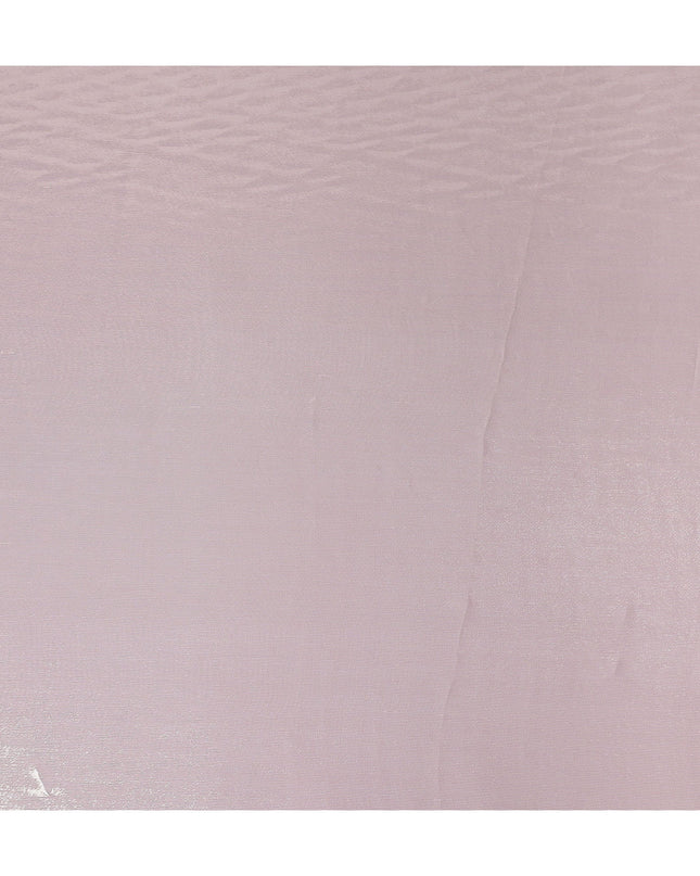 Orchid Lilac Pink Pure Silk Chiffon with Metallic Fabric 110