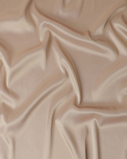 Champagne Rose Beige Premium Pure Silk Lame Fabric 110cm