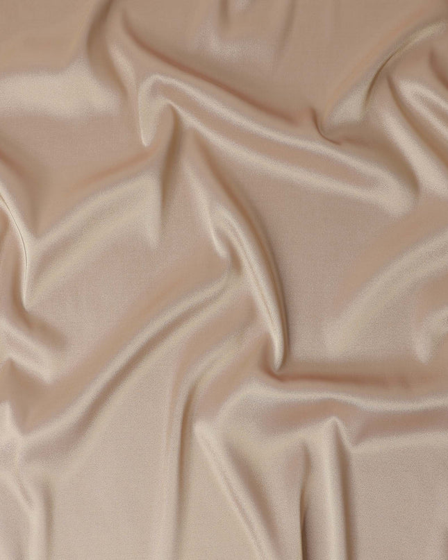 Champagne Rose Beige Premium Pure Silk Lame Fabric 110cm