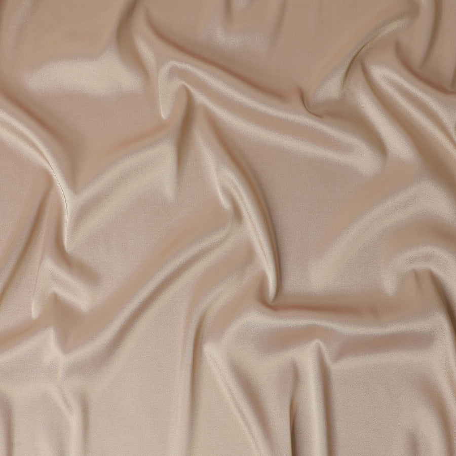 Champagne Rose Beige Premium Pure Silk Lame Fabric 110cm