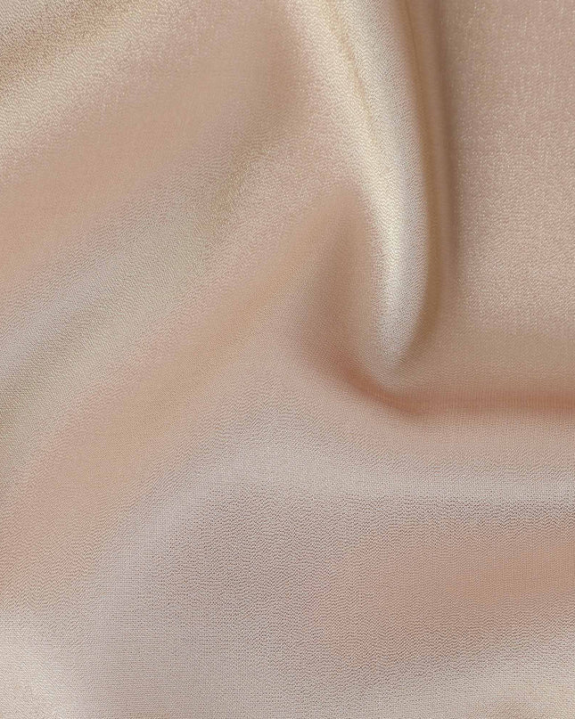 Champagne Rose Beige Premium Pure Silk Lame Fabric 110cm