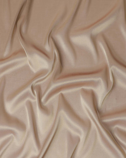 Mocha Taupe Beige Premium Pure Silk Lame Fabric 110cm