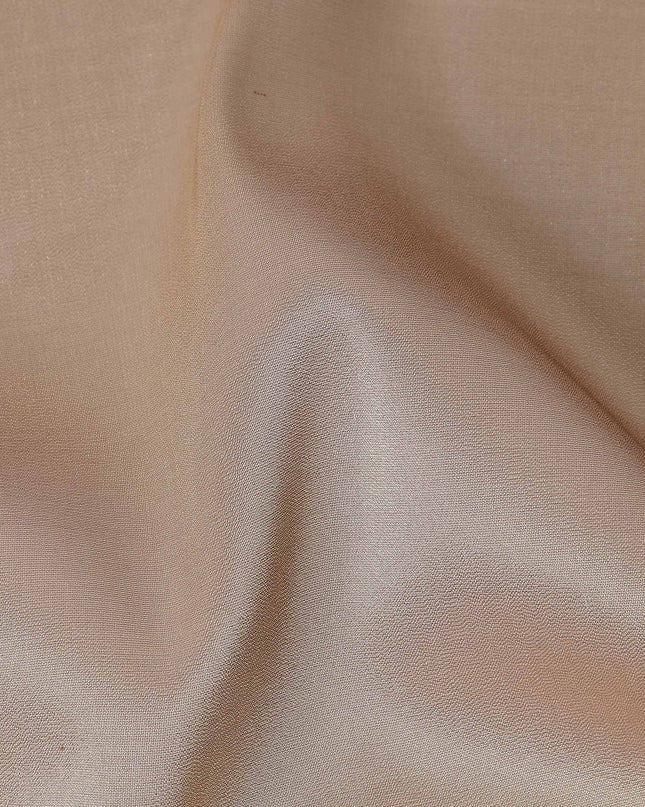 Mocha Taupe Beige Premium Pure Silk Lame Fabric 110cm