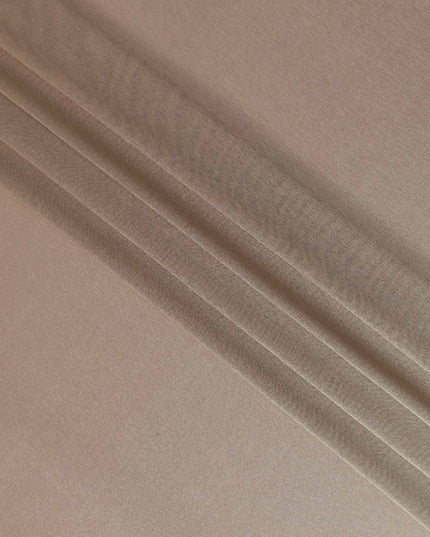 Mocha Taupe Beige Premium Pure Silk Lame Fabric 110cm