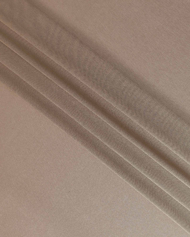 Mocha Taupe Beige Premium Pure Silk Lame Fabric 110cm