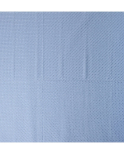 Powder Blue Cotton Voile Embroidery Fabric 150cm
