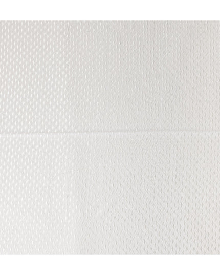 Ivory White Cotton Silk Embroidery Fabric 150cm