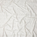 Snow White Cotton Linen Embroidery Fabric 110cm