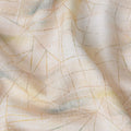 Blush Ivory Blended Cotton Linen Embroidery Fabric 150cm