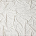 Soft White Cotton Linen Embroidery Fabric 110cm