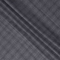 Charcoal Check Grey Blended English Wool & Silk Jacketing Sc