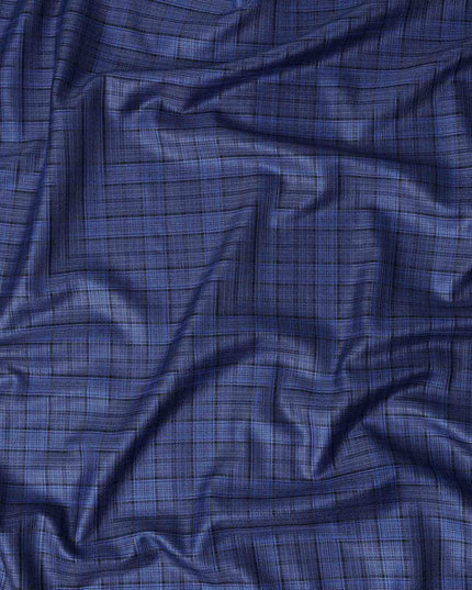 Royal Blue Blended English Wool & Silk Jacketing Scabal Fabr