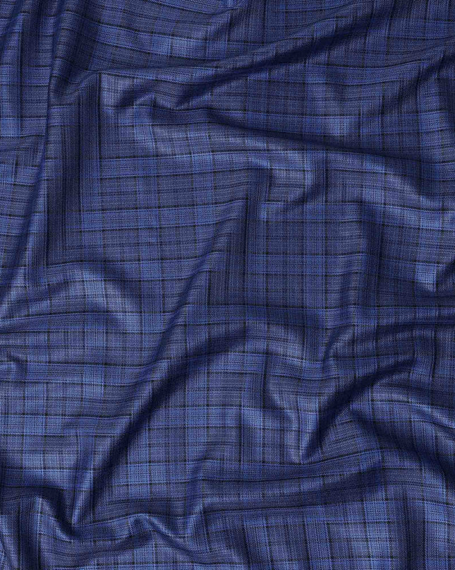 Royal Blue Blended English Wool & Silk Jacketing Scabal Fabr