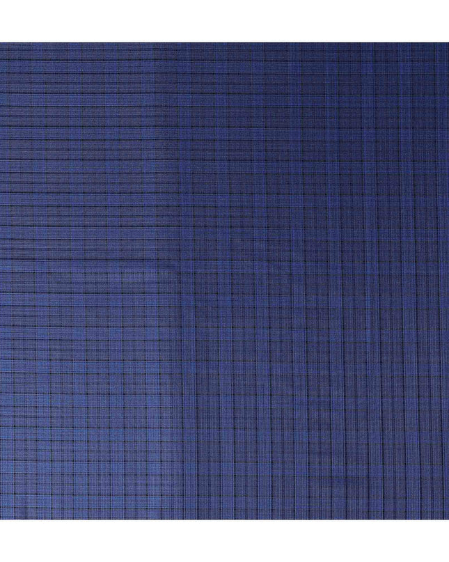 Royal Blue Blended English Wool & Silk Jacketing Scabal Fabr