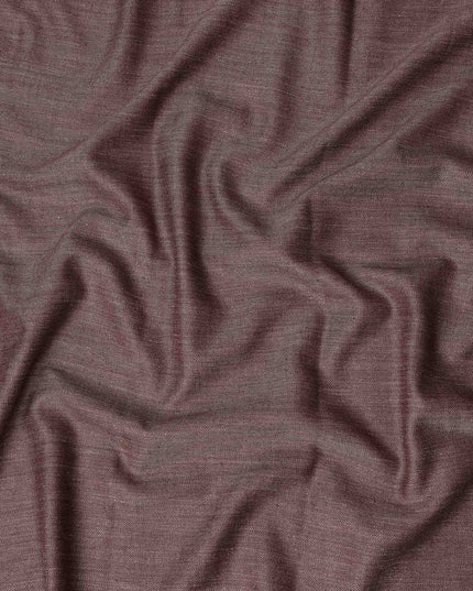 Chestnut Mahogany Brown Blended Italian Wool Jacketing Fabri