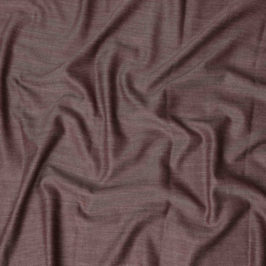 Chestnut Mahogany Brown Blended Italian Wool Jacketing Fabri