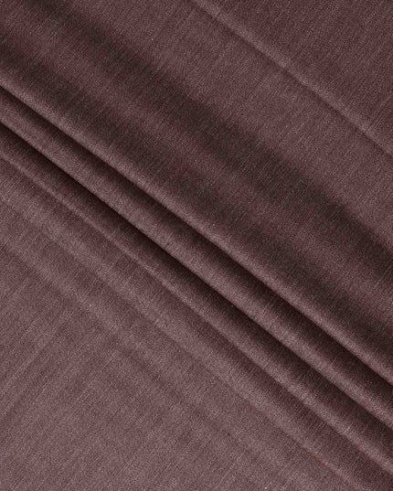 Chestnut Mahogany Brown Blended Italian Wool Jacketing Fabri