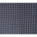 Navy Blue Windowpane Blended Italian Wool Jacketing Fabric 1