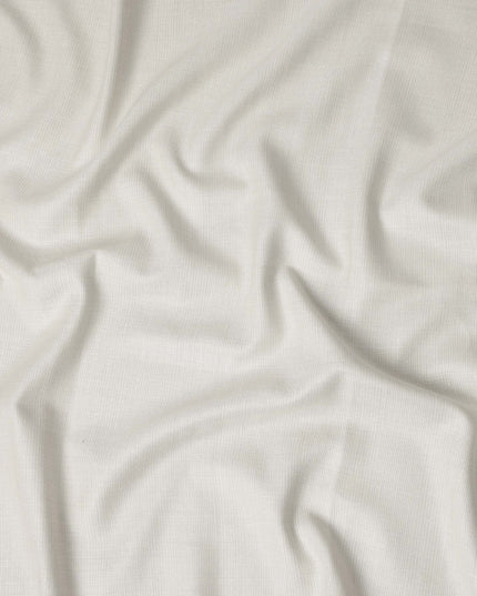 Cream Ivory Blended Italian Wool Jacketing Fabric 150cm