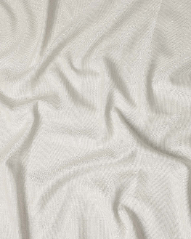 Cream Ivory Blended Italian Wool Jacketing Fabric 150cm
