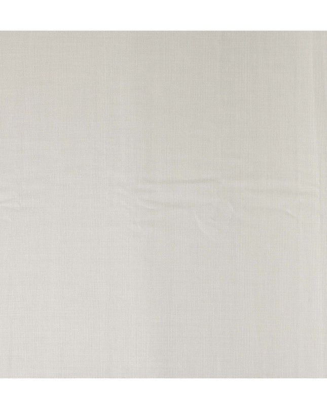 Cream Ivory Blended Italian Wool Jacketing Fabric 150cm