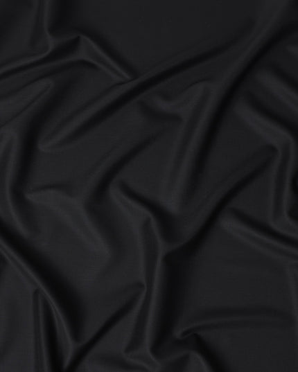 Black Super 150s Italian Wool Suiting