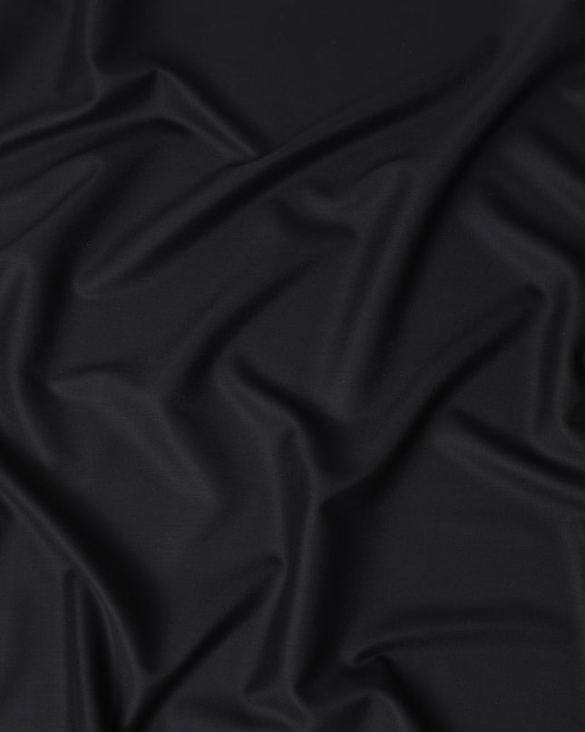 Black Super 150s Italian Wool Suiting