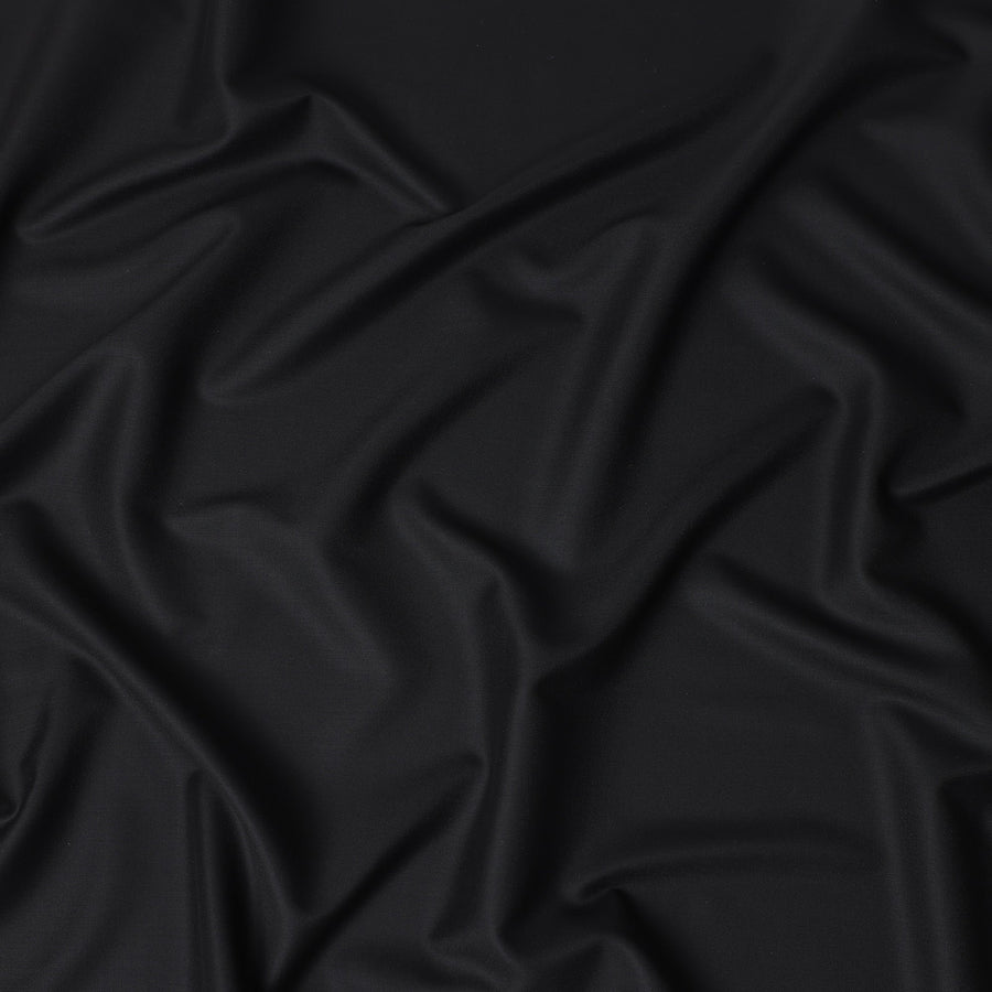 Black Super 150s Italian Wool Suiting