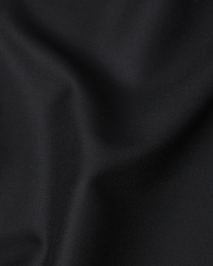Black Super 150s Italian Wool Suiting