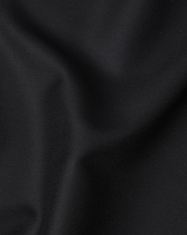 Black Super 150s Italian Wool Suiting