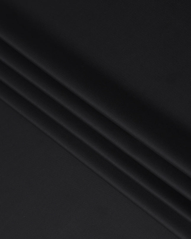 Black Super 150s Italian Wool Suiting