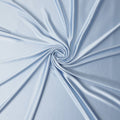 Baby Blue Plain Pure Synthetic Crepe Satin Fabric 140cm