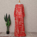 Vermilion Red Dirac Fabric - D31652
