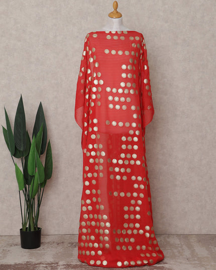 Vermilion Red Dirac Fabric - D31652