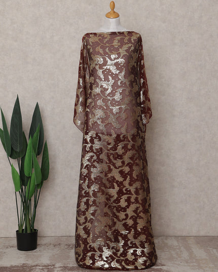 Mahogany Brown Dirac Fabric - D31653