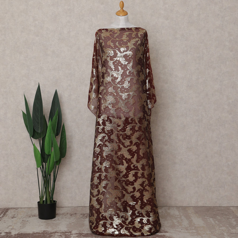 Mahogany Brown Dirac Fabric - D31653