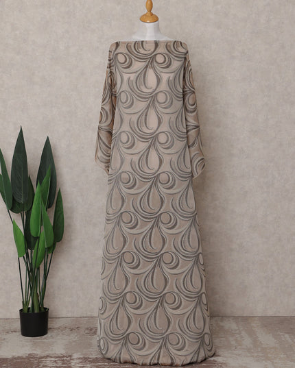 Warm Taupe Beige Dirac Fabric - D31658
