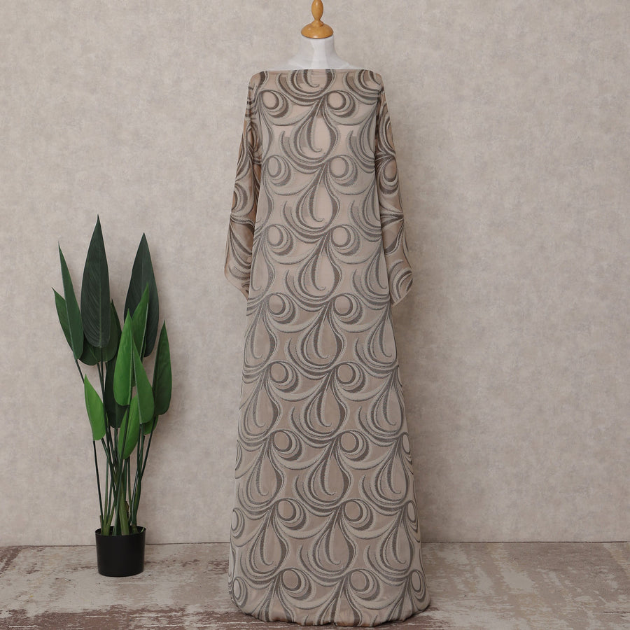 Warm Taupe Beige Dirac Fabric - D31658