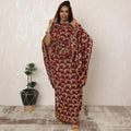 Rich Burgundy Traditional Sudanese Premium Swiss Cotton Voile Embroidery Thobe Fabric, 4.5 Meters, 140 cm Width-D20384 Regal Fabrics