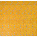 Yellow Swiss Cotton Voile Sudanese Thobe Fabric with Multicolor Floral Embroidery, 4.5 MetersX140 Cms-D21378 Regal Fabrics