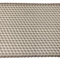 Cream Swiss Cotton Voile Sudanese Thobe Fabric with Brown Leaf Embroidery, 4.5 MetersX140 Cms-D21383 Regal Fabrics