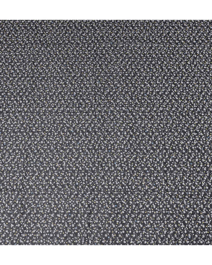 Black Bouquet Swiss Cotton Voile Thobe 4.5m