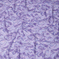 Purple Abstract Swiss Cotton Voile Thobe 4.5m
