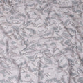 Grey Abstract Swiss Cotton Voile Thobe 4.5m
