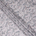 Grey Abstract Swiss Cotton Voile Thobe 4.5m