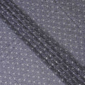 Navy Blue Dot Swiss Cotton Voile Thobe 4.5m