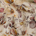 Elegant Autumn Floral Viscose Fabric - 110 cm Wide-D19407