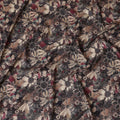 Elegant Dark Floral Viscose Fabric - 110 cm Wide-D19419 Regal Fabrics